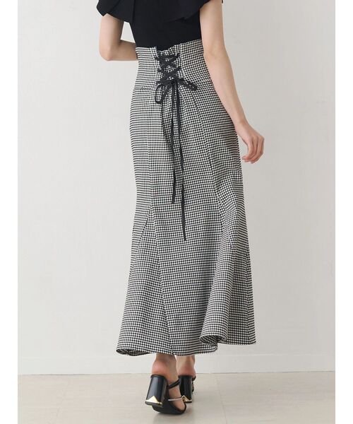 MERCURYDUO(マーキュリーデュオ)の「バックレースアップストレッチマーメイドスカート(スカート・レディース・その他1・MEDIUM/SMALL)」の1枚目の写真