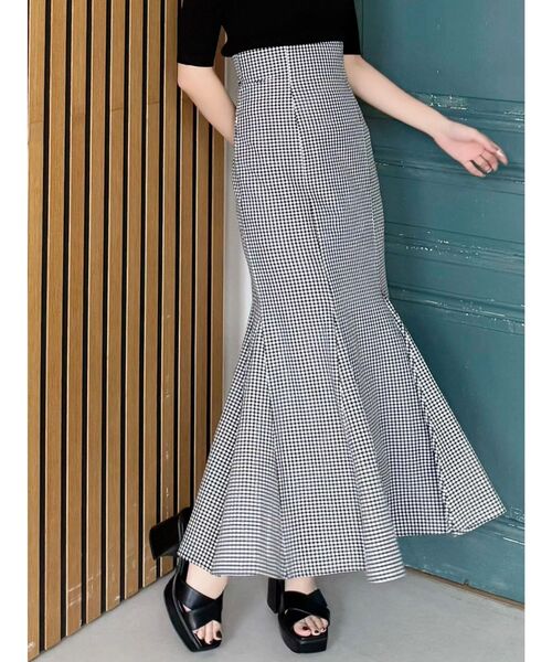 MERCURYDUO(マーキュリーデュオ)の「バックレースアップストレッチマーメイドスカート(スカート・レディース・その他1・MEDIUM/SMALL)」の2枚目の写真