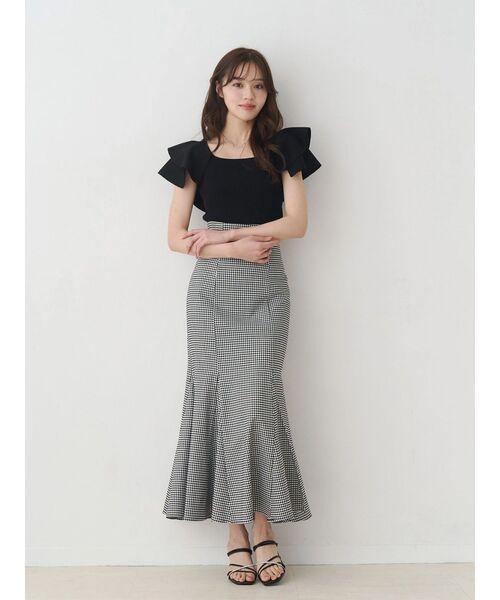 MERCURYDUO(マーキュリーデュオ)の「バックレースアップストレッチマーメイドスカート(スカート・レディース・その他1・MEDIUM/SMALL)」の4枚目の写真