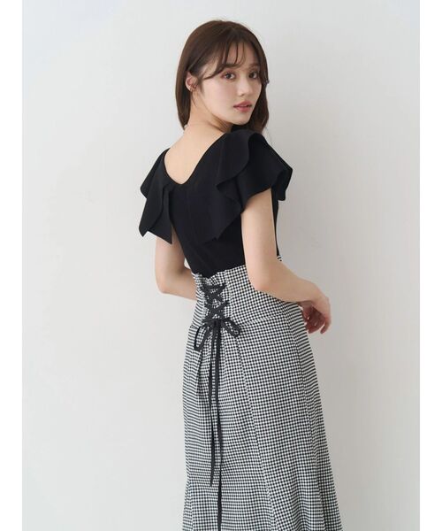 MERCURYDUO(マーキュリーデュオ)の「バックレースアップストレッチマーメイドスカート(スカート・レディース・その他1・MEDIUM/SMALL)」の6枚目の写真