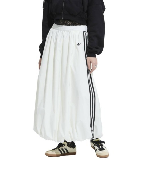 adidas(アディダス)の「adidas originals BALLOON LONG SKIRT(アディダスオリジナルス バルーン ロング スカート)(スカート・レディース・オフホワイト・SMALL/MEDIUM/LARGE)」の9枚目の写真