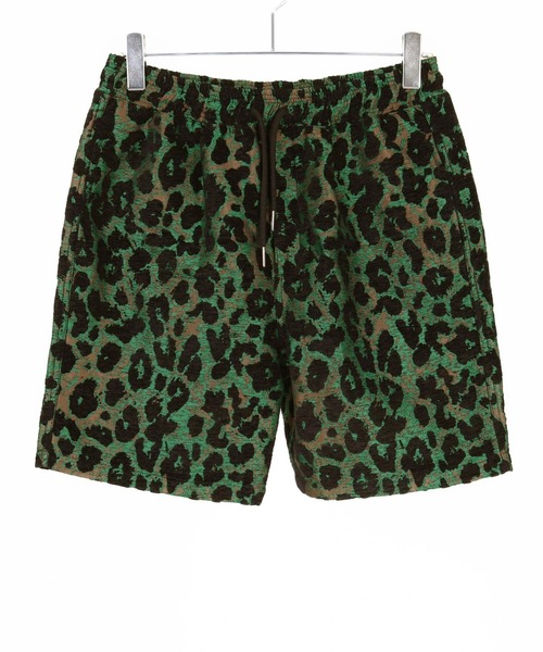No Rain No Rainbow(ノーレインノーレインボー)の「mp14814-leopard pattern gobelin shorts ショートパンツ(NR26S-06)(その他パンツ・メンズ・グレー/ブラウン/グリーン・XL/L/M/S)」の7枚目の写真
