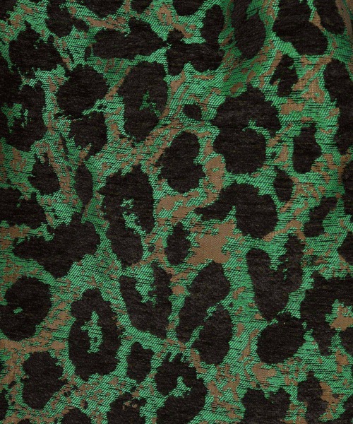 No Rain No Rainbow(ノーレインノーレインボー)の「mp14814-leopard pattern gobelin shorts ショートパンツ(NR26S-06)(その他パンツ・メンズ・グレー/ブラウン/グリーン・XL/L/M/S)」の8枚目の写真