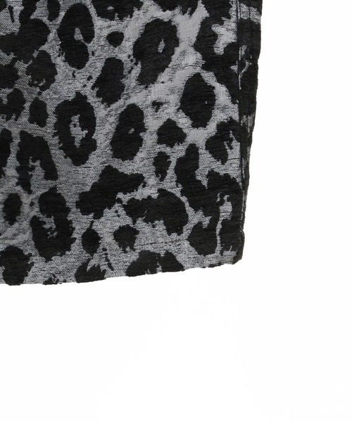 No Rain No Rainbow(ノーレインノーレインボー)の「mp14814-leopard pattern gobelin shorts ショートパンツ(NR26S-06)(その他パンツ・メンズ・グレー/ブラウン/グリーン・XL/L/M/S)」の15枚目の写真