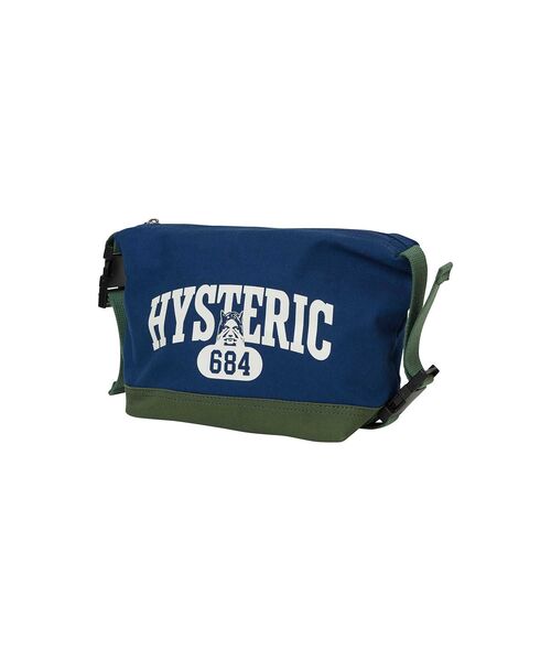 HYSTERIC GLAMOUR（ヒステリックグラマー）の「EVIL COLLEGE ポーチ（ポーチ・メンズ・ブラック/ネイビー/グリーン・FREE）」の3枚目の写真