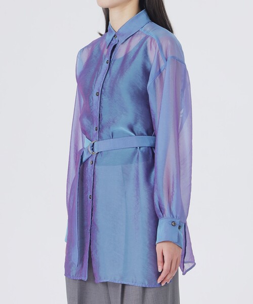 LOVELESS（ラブレス）の「シャンブルシアーシャツ（シャツ/ブラウス・レディース・ブルー系その他3・36）」の6枚目の写真