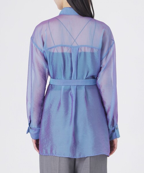 LOVELESS（ラブレス）の「シャンブルシアーシャツ（シャツ/ブラウス・レディース・ブルー系その他3・36）」の7枚目の写真