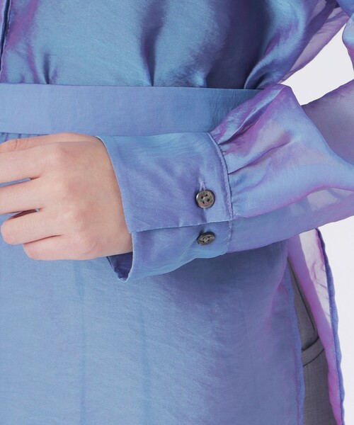 LOVELESS（ラブレス）の「シャンブルシアーシャツ（シャツ/ブラウス・レディース・ブルー系その他3・36）」の10枚目の写真