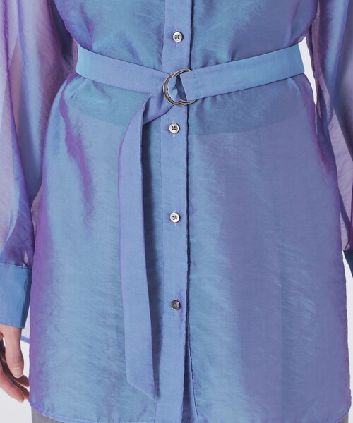 LOVELESS（ラブレス）の「シャンブルシアーシャツ（シャツ/ブラウス・レディース・ブルー系その他3・36）」の12枚目の写真