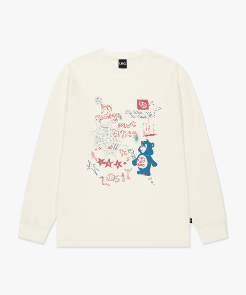 LMCの「DOODLE BEAR COLLAGE LONG SLV TEE ivory(Tシャツ/カットソー・レディース・その他・X-LARGE/LARGE/MEDIUM/SMALL)」の5枚目の写真