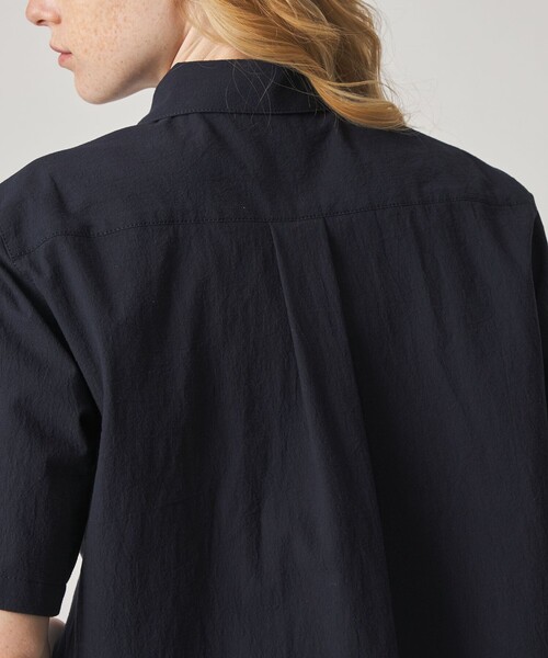 Steven Alan(スティーブンアラン)の「<Steven Alan>コットン ショートスリーブ シャツ(シャツ/ブラウス・レディース・ネイビー/ダークブラウン・M/S)」の8枚目の写真