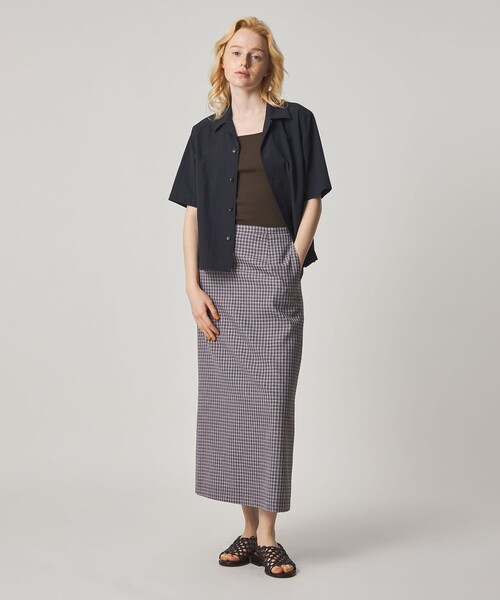 Steven Alan＞コットン ショートスリーブ シャツ