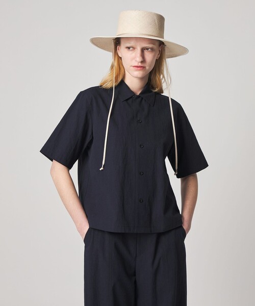 Steven Alan(スティーブンアラン)の「<Steven Alan>コットン ショートスリーブ シャツ(シャツ/ブラウス・レディース・ネイビー/ダークブラウン・M/S)」の12枚目の写真