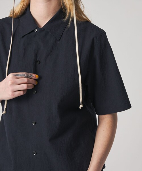 Steven Alan(スティーブンアラン)の「<Steven Alan>コットン ショートスリーブ シャツ(シャツ/ブラウス・レディース・ネイビー/ダークブラウン・M/S)」の13枚目の写真