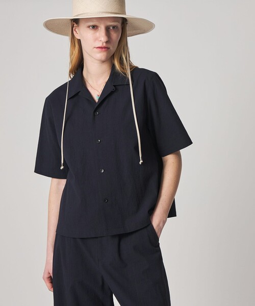 Steven Alan(スティーブンアラン)の「<Steven Alan>コットン ショートスリーブ シャツ(シャツ/ブラウス・レディース・ネイビー/ダークブラウン・M/S)」の15枚目の写真