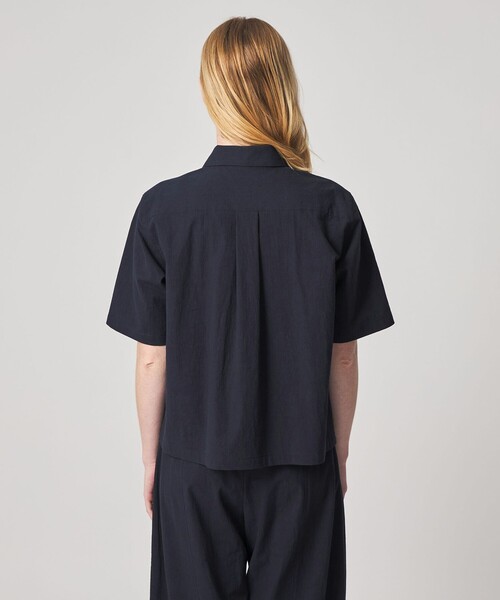 Steven Alan(スティーブンアラン)の「<Steven Alan>コットン ショートスリーブ シャツ(シャツ/ブラウス・レディース・ネイビー/ダークブラウン・M/S)」の22枚目の写真