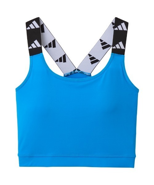 adidas(アディダス)の「adidas/アディダス スポーツブラ 接触冷感(スポーツブラ・レディース・ブラック/チャコールグレー・LARGE/MEDIUM)」の8枚目の写真
