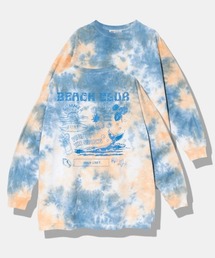 CUBE SUGAR | CUBE SUGAR/キューブシュガー　16/-OE 天竺 タイダイ バックプリント クルーPO(Tシャツ/カットソー)