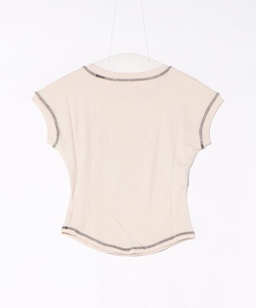ARCHIVER（アーカイバ）の「【Lp】グランジミニTシャツ（Tシャツ/カットソー・レディース・ベージュ・MEDIUM/SMALL）」の5枚目の写真