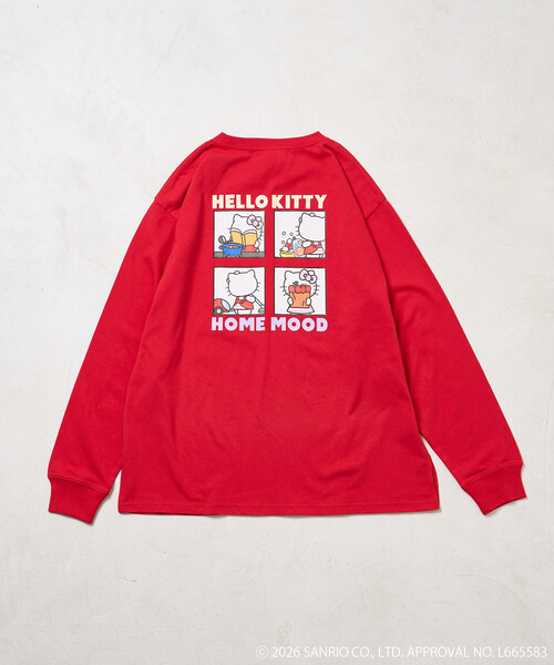 SANRIO/サンリオ ”HELLO KITTY” HOME MOOD ロンT/ハローキティ/ハロー