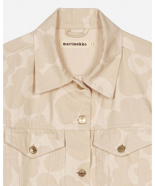 marimekko（マリメッコ）の「【Maridenim】 Murros Unikko / Coat（デニムジャケット・レディース・ホワイト・X-SMALL/SMALL/MEDIUM/LARGE/XX-SMALL）」の11枚目の写真