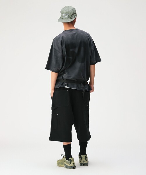 BEAMS(ビームス)の「フェード ナンバリング Tシャツ【ワイドショートフィット】(Tシャツ/カットソー・メンズ・ネイビー/ブラック・L/M/S/XL)」の8枚目の写真