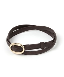 GLOBAL WORK | ピンレスラウンド細ベルト/659188(ベルト)