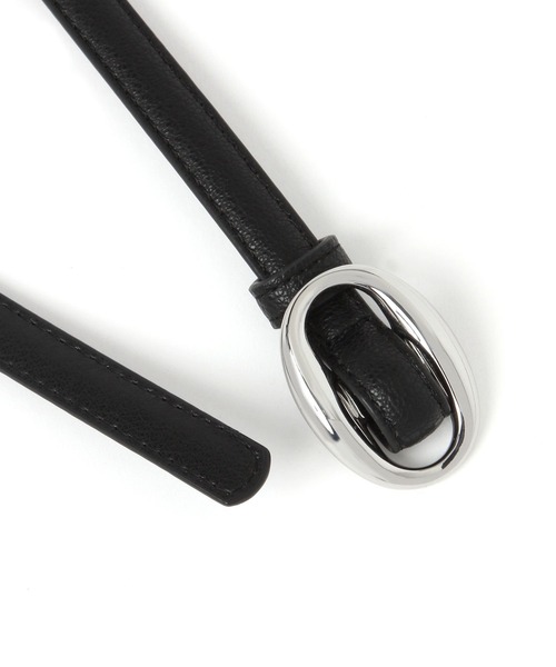 GLOBAL WORK（グローバルワーク）の「ピンレスラウンド細ベルト/659188（ベルト・レディース・ダークブラウン/ブラック・FREE）」の4枚目の写真