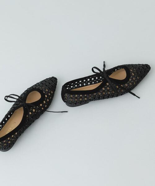 RODE SKO（ロデスコ）の「『MADE IN JAPAN』1センチパナマリボンパンプス（パンプス・レディース・キャメル/ブラック/オフホワイト・36/38/37）」の11枚目の写真