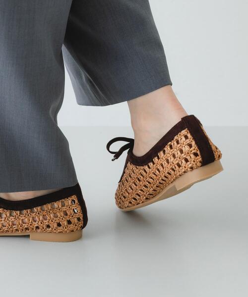 RODE SKO（ロデスコ）の「『MADE IN JAPAN』1センチパナマリボンパンプス（パンプス・レディース・キャメル/ブラック/オフホワイト・36/38/37）」の18枚目の写真