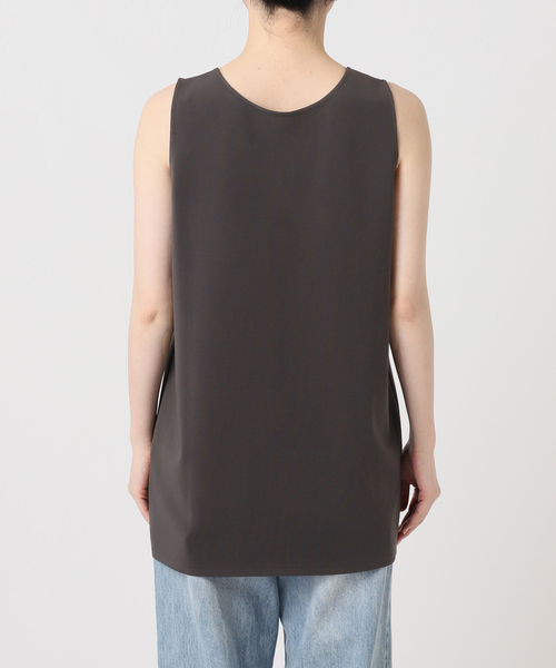 plage（プラージュ）の「Minimal Long タンクトップ（タンクトップ・レディース・チャコールグレー/ベージュ・FREE）」の9枚目の写真