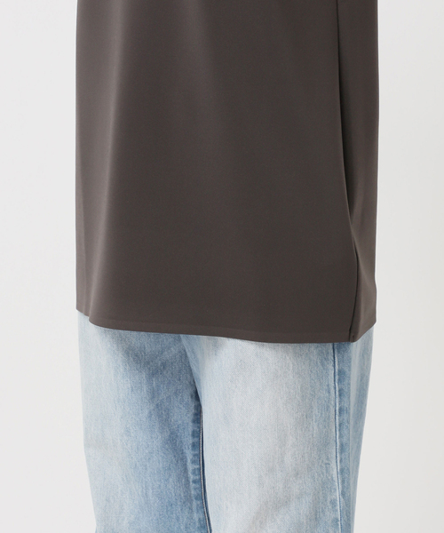 plage（プラージュ）の「Minimal Long タンクトップ（タンクトップ・レディース・チャコールグレー/ベージュ・FREE）」の6枚目の写真