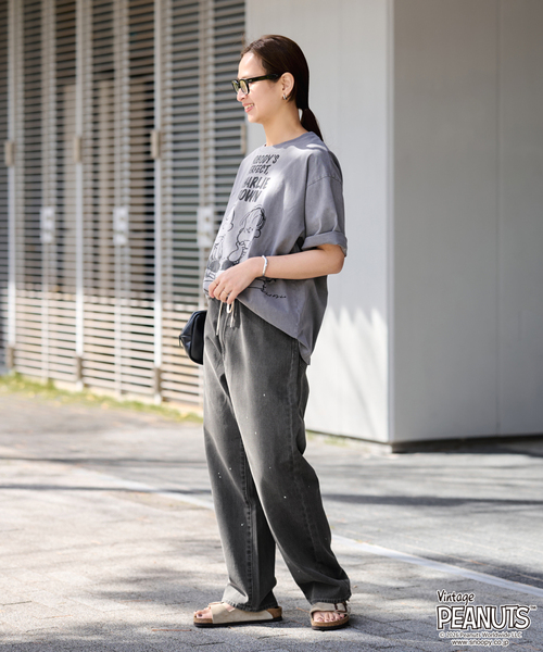 FRAMeWORK(フレームワーク)の「JOHNBULL/ジョンブル デニムワイドイージーパンツ(デニムパンツ・レディース・ダークブルー/スミクロ・MEDIUM/SMALL)」の5枚目の写真