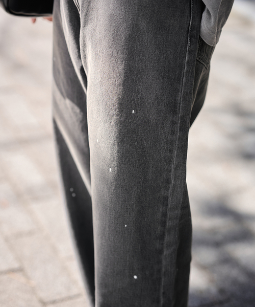 FRAMeWORK(フレームワーク)の「JOHNBULL/ジョンブル デニムワイドイージーパンツ(デニムパンツ・レディース・ダークブルー/スミクロ・MEDIUM/SMALL)」の10枚目の写真