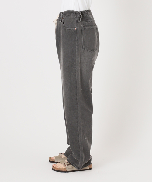 FRAMeWORK(フレームワーク)の「JOHNBULL/ジョンブル デニムワイドイージーパンツ(デニムパンツ・レディース・ダークブルー/スミクロ・MEDIUM/SMALL)」の21枚目の写真