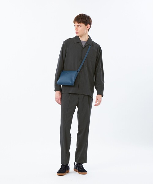 MACKINTOSH PHILOSOPHY(マッキントッシュ フィロソフィー)の「トロッター シャツカバーオール エクストラファイントロピカル(ブルゾン・メンズ・ブラック/チャコールグレー・40/38)」の13枚目の写真