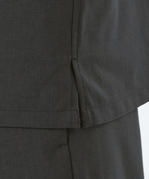 MACKINTOSH PHILOSOPHY(マッキントッシュ フィロソフィー)の「トロッター シャツカバーオール エクストラファイントロピカル(ブルゾン・メンズ・ブラック/チャコールグレー・40/38)」の9枚目の写真