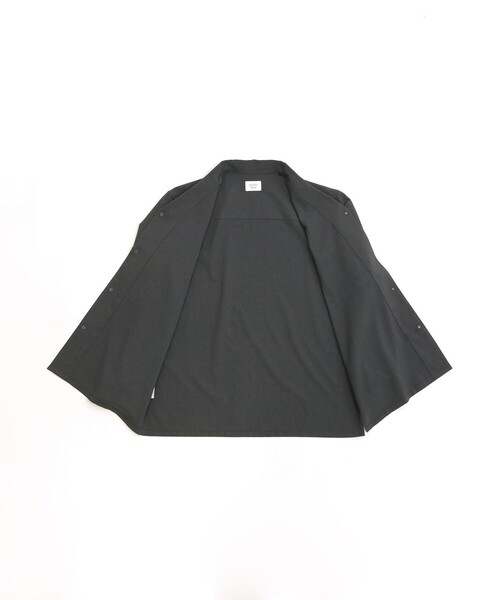 MACKINTOSH PHILOSOPHY(マッキントッシュ フィロソフィー)の「トロッター シャツカバーオール エクストラファイントロピカル(ブルゾン・メンズ・ブラック/チャコールグレー・40/38)」の10枚目の写真