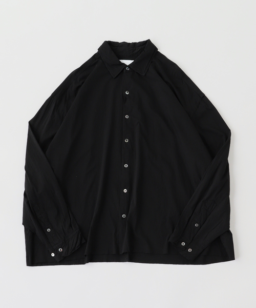 KANEMASA PHIL.(カネマサフィル)の「Kanemasa Phil. (カネマサ フィル) 46G Artisan L/S シャツ(シャツ/ブラウス・メンズ・ブラック/ホワイト・MEDIUM/LARGE)」の2枚目の写真