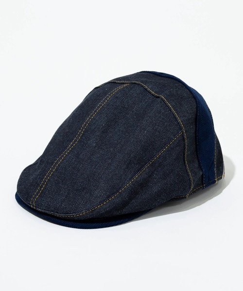 Retter(レッター)の「RETTER/レッター 12oz denim hunt(ハンチング/ベレー帽・レディース・インディゴブルー・FREE)」の1枚目の写真