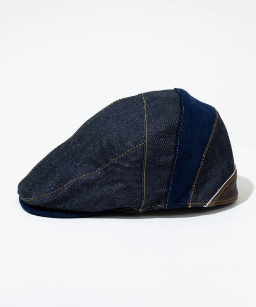 Retter(レッター)の「RETTER/レッター 12oz denim hunt(ハンチング/ベレー帽・レディース・インディゴブルー・FREE)」の2枚目の写真