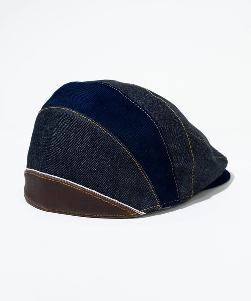 Retter(レッター)の「RETTER/レッター 12oz denim hunt(ハンチング/ベレー帽・レディース・インディゴブルー・FREE)」の4枚目の写真