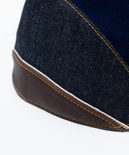 Retter(レッター)の「RETTER/レッター 12oz denim hunt(ハンチング/ベレー帽・レディース・インディゴブルー・FREE)」の5枚目の写真