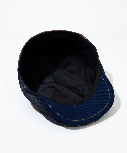 Retter(レッター)の「RETTER/レッター 12oz denim hunt(ハンチング/ベレー帽・レディース・インディゴブルー・FREE)」の6枚目の写真