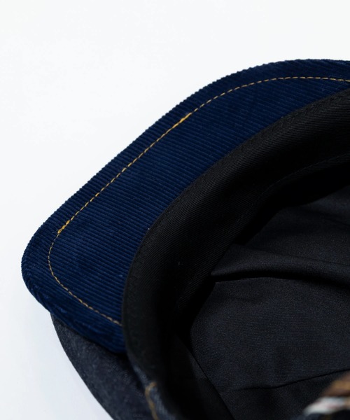 Retter(レッター)の「RETTER/レッター 12oz denim hunt(ハンチング/ベレー帽・レディース・インディゴブルー・FREE)」の7枚目の写真