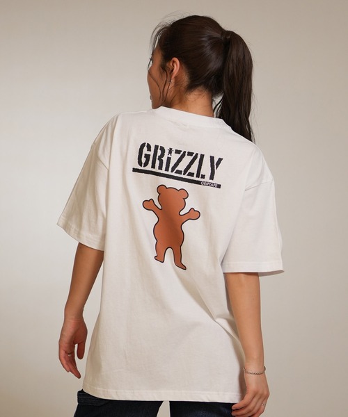 GRIZZLY（グリズリー）の「【ムラサキスポーツ限定】GRIZZLY/グリズリー 半袖 Tシャツ CLASSIC BEAR SST G26SS-2431（Tシャツ/カットソー・レディース・ホワイト/イエロー/ブラック・L/M）」の6枚目の写真