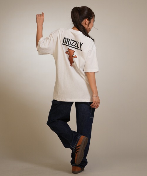 GRIZZLY（グリズリー）の「【ムラサキスポーツ限定】GRIZZLY/グリズリー 半袖 Tシャツ CLASSIC BEAR SST G26SS-2431（Tシャツ/カットソー・レディース・ホワイト/イエロー/ブラック・L/M）」の8枚目の写真