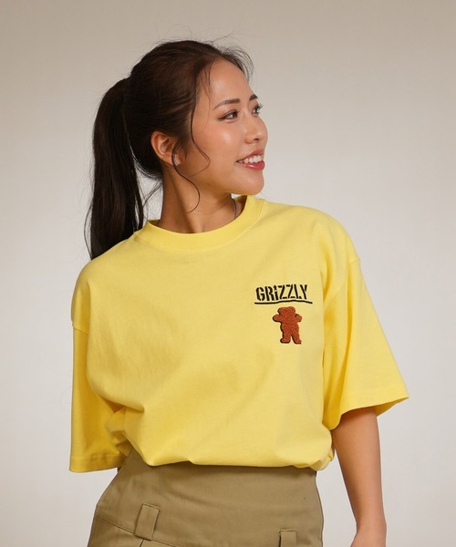 GRIZZLY（グリズリー）の「【ムラサキスポーツ限定】GRIZZLY/グリズリー 半袖 Tシャツ CLASSIC BEAR SST G26SS-2431（Tシャツ/カットソー・レディース・ホワイト/イエロー/ブラック・L/M）」の16枚目の写真