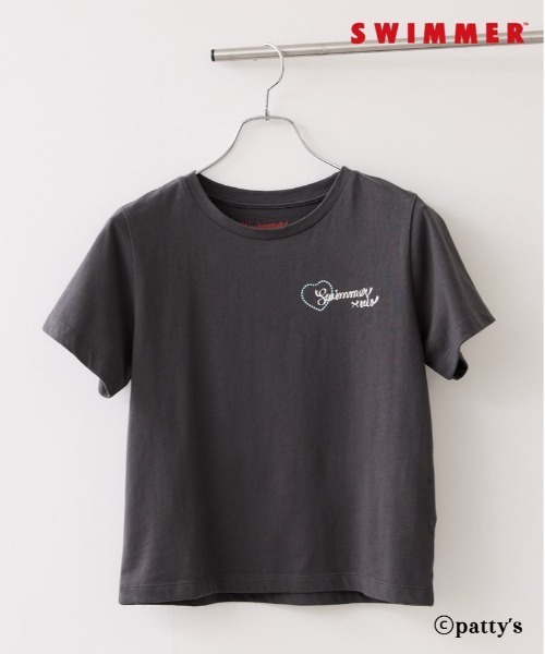 VIS(ビス)の「【SWIMMER×VIS】アソートプリントTシャツ(Tシャツ/カットソー・レディース・ホワイト/チャコールグレー/ホワイト系その他・FREE)」の3枚目の写真