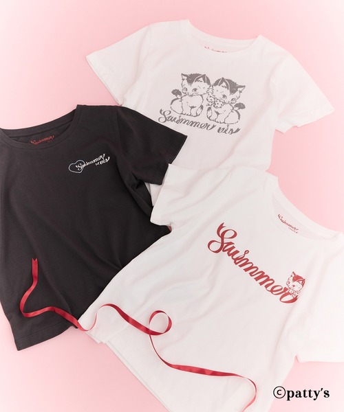 VIS(ビス)の「【SWIMMER×VIS】アソートプリントTシャツ(Tシャツ/カットソー・レディース・ホワイト/チャコールグレー/ホワイト系その他・FREE)」の5枚目の写真